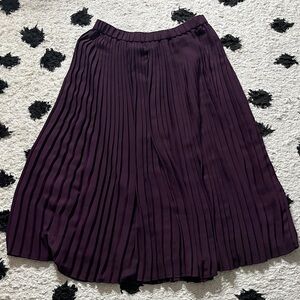 Eileen Fisher size 4 Deep Purple A-Line Skirt